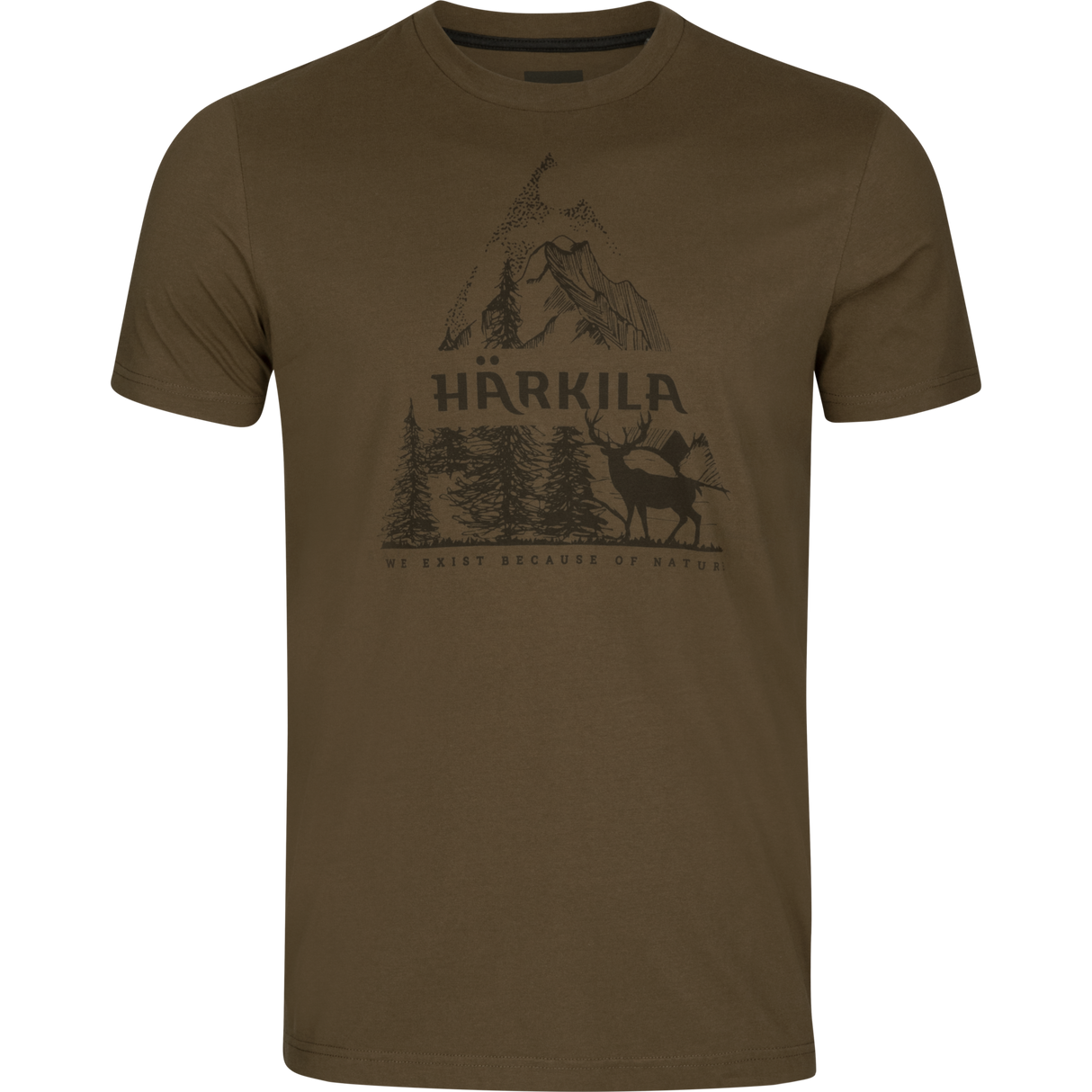 Koszulka Härkila Nature S/S - Willow green - Härkila