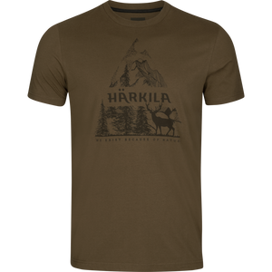 Koszulka Härkila Nature S/S - Willow green - Härkila