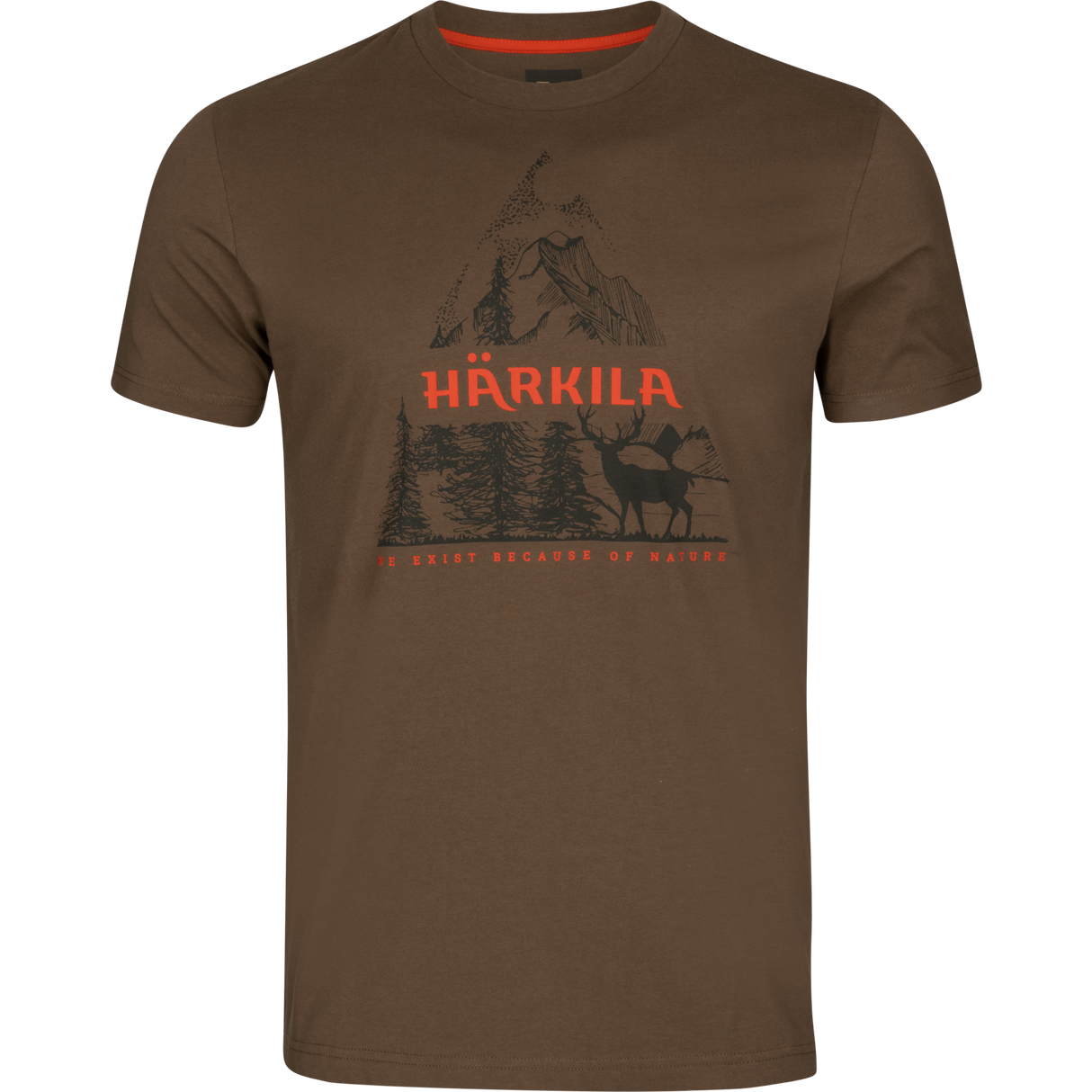 Nature Kurzarm-T-Shirt Slate black - Härkila