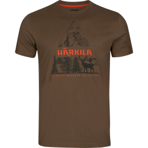 Nature Kurzarm-T-Shirt Slate black - Härkila