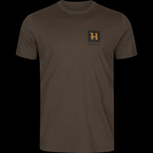 Gorm S/S T-Shirt - Shadow brown - Härkila