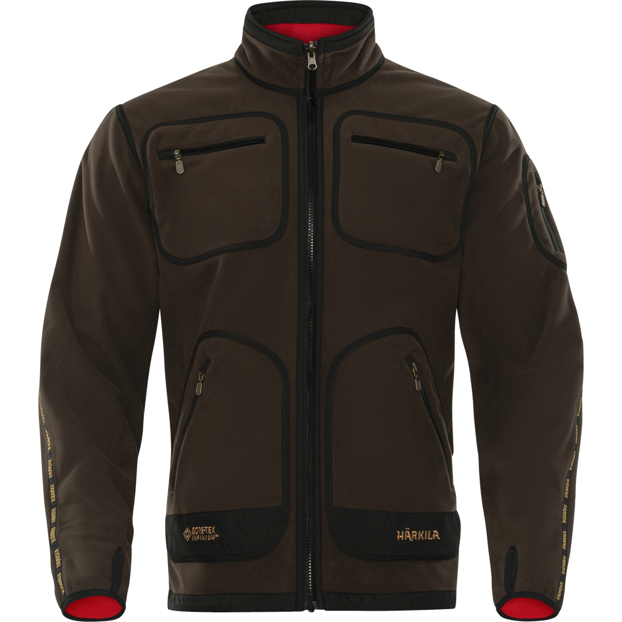 Kamko Fleece - Brown/Red - Härkila