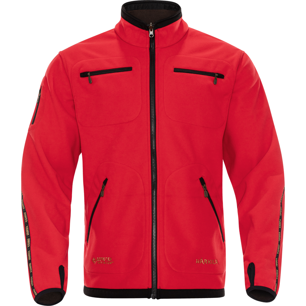 Kamko Fleece - Brown/Red - Härkila
