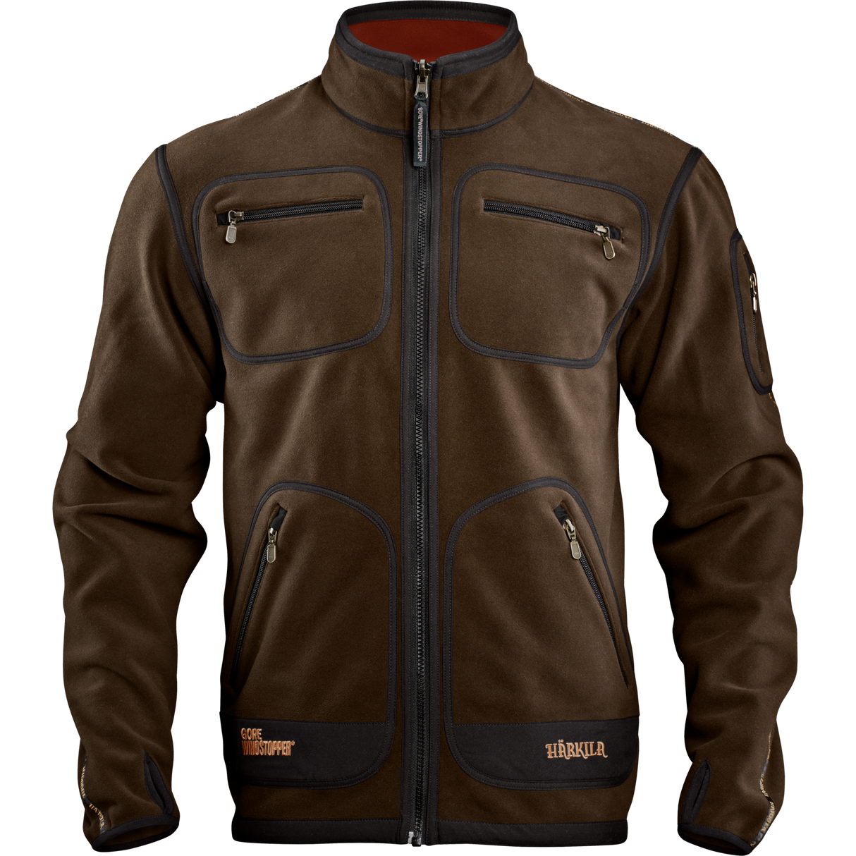 Kamko Fleece - Brown/Red - Härkila
