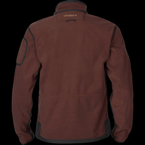 Kamko Fleecejacke - Grün/Bordeaux - Härkila