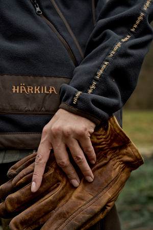 Kamko Fleece Damen – Willow green/Deep well purple – Härkila
