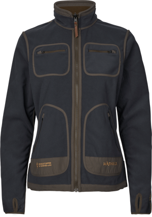 Kamko Fleece Damen – Willow green/Deep well purple – Härkila