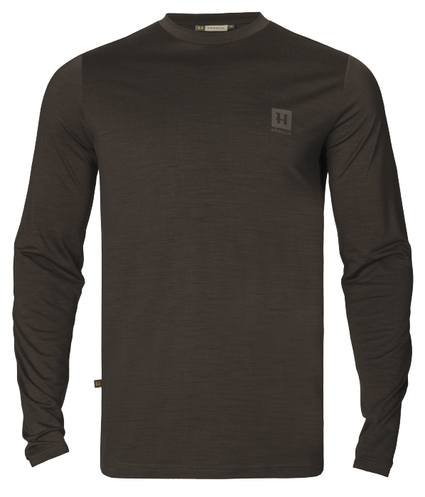 Base All Season L/S T-Shirt - Shadow brown - Härkila