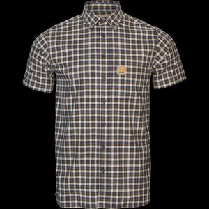Fjell S/S-Hemd Naval Blue Check - Härkila