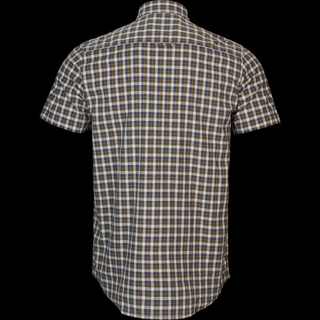 Fjell S/S-Hemd Naval Blue Check - Härkila