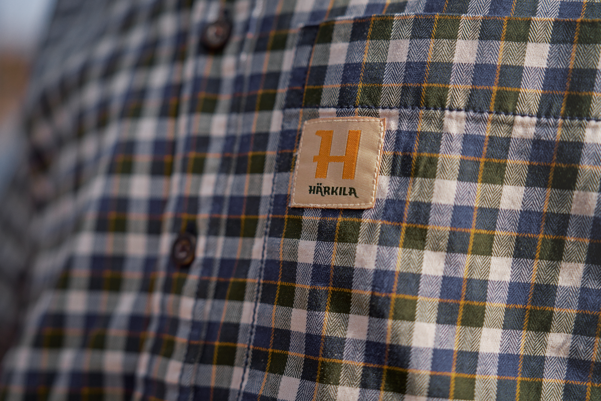 Fjell S/S-Hemd Naval Blue Check - Härkila