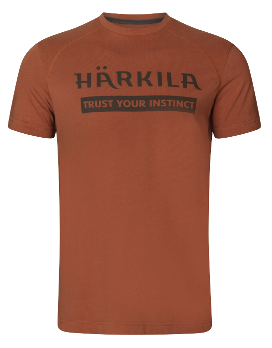 Logo-Kurzarm-T-Shirt - Arabian spice - Härkila