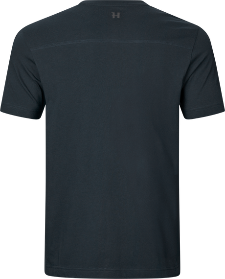 Logo Kurzarm-T-Shirt Dunkelblau – Härkila