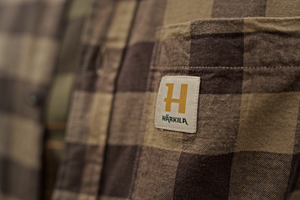 Skandinavisches L/S-Hemd - Antique Bronze Check - Härkila