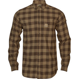 Skandinavisches L/S-Hemd - Antique Bronze Check - Härkila