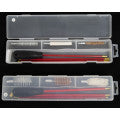 Reinigungsgarnitur 3-teilig Stahl/PVC Stock, Box 6,5mm.