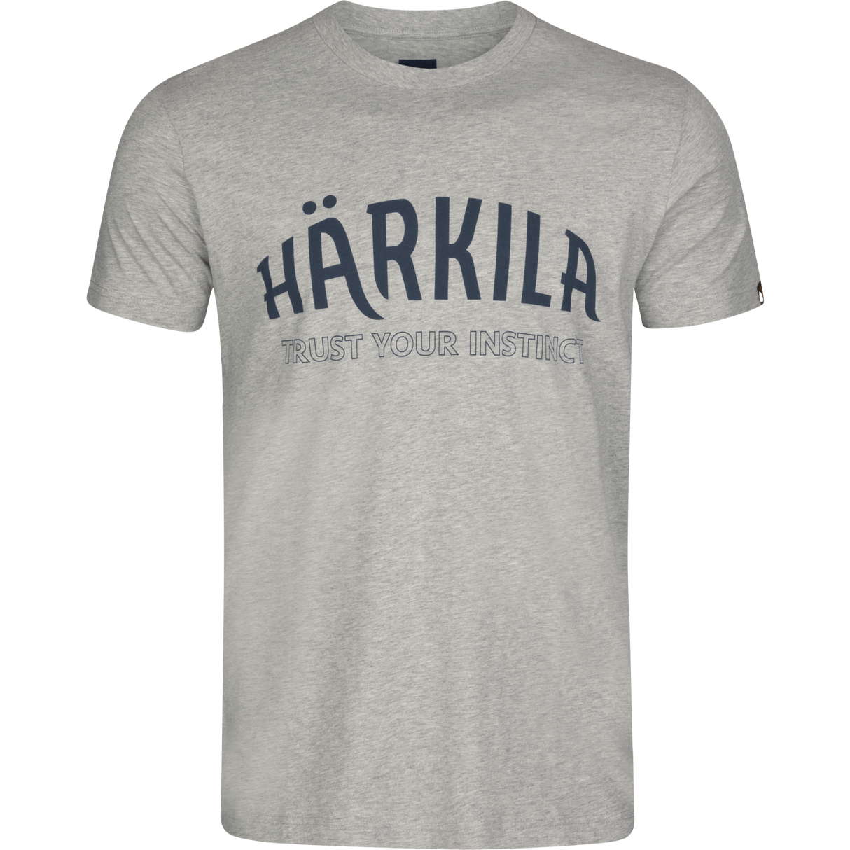 Modi Melange Kurzarm T‑Shirt Hellgrau Melange - Härkila