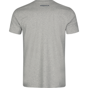 Modi Melange Kurzarm T‑Shirt Hellgrau Melange - Härkila