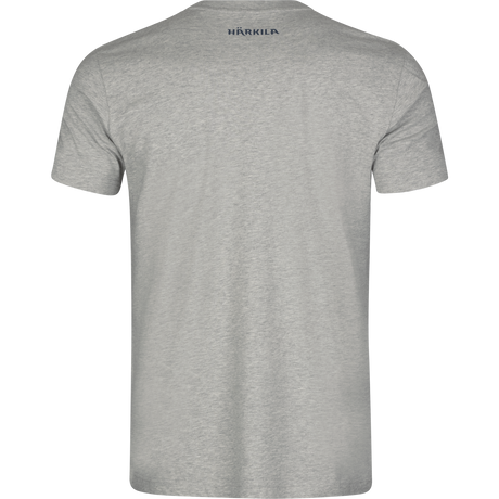 Modi Melange Kurzarm T‑Shirt Hellgrau Melange - Härkila