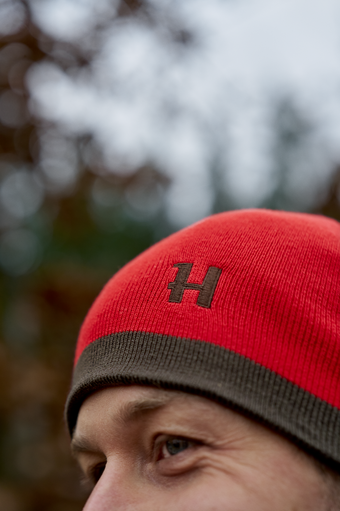 Aspire Wendejacke – Shadow brown/Rot – Härkila