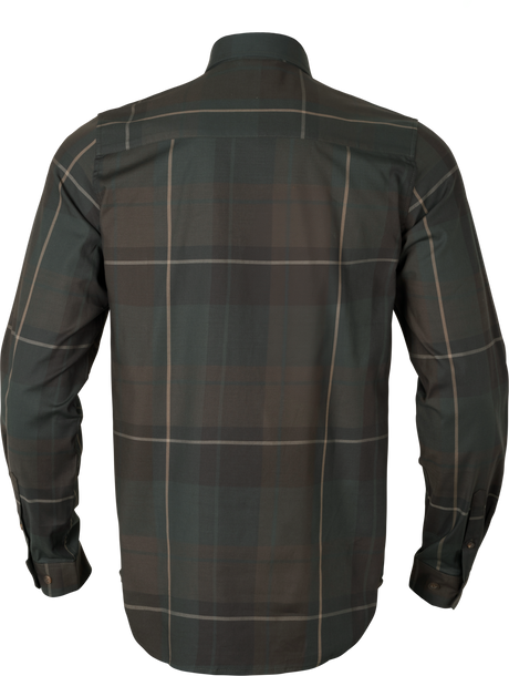 Akse Langarmhemd - Shadow brown check – Härkila