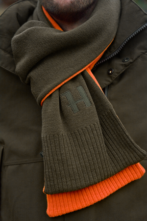 Wendbarer Schal Willow green/Orange – Härkila