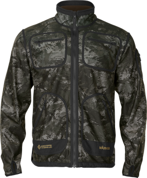 NOCTYX WSP Wende-Fleecejacke AXIS MSP®Schwarz/Willow green – Härkila