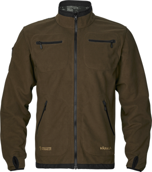 NOCTYX WSP Wende-Fleecejacke AXIS MSP®Schwarz/Willow green – Härkila