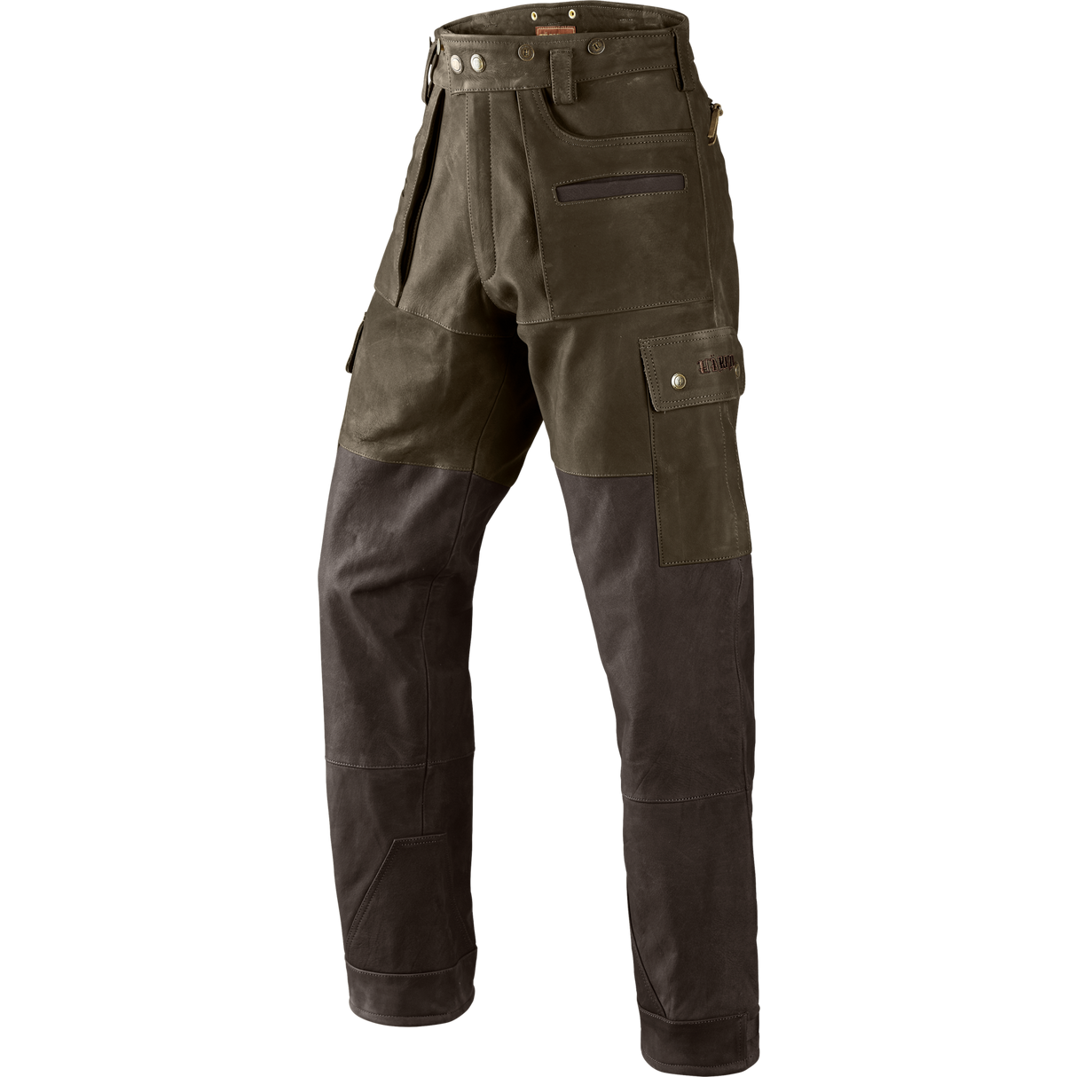 Angus Lederhose Grün/Braun - Härkila