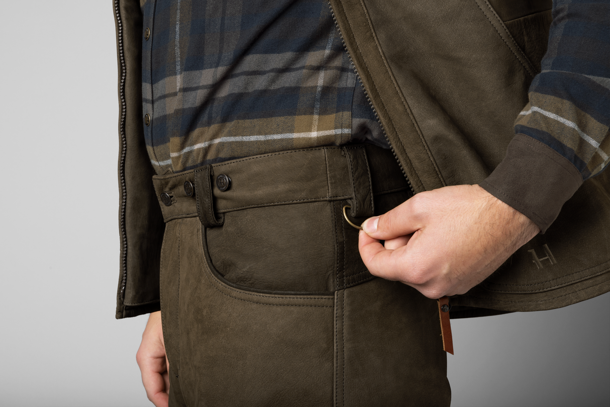Pro Hunter Lederhose Willow green - Härkila