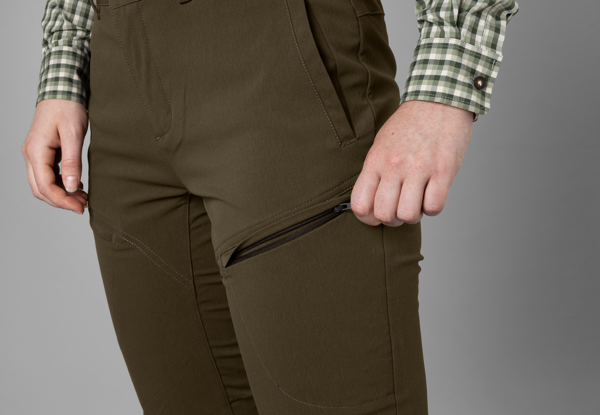 Retrieve Light Damenhose Dark warm olive - Härkila