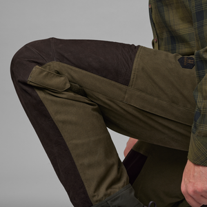Driven Hunt HWS Lederhose Willow green/Shadow brown - Härkila