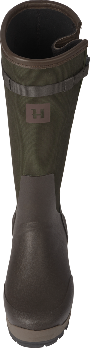 Textilgummistiefel Willow green/Deep brown – Härkila