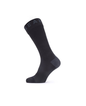 WP Allwetter Mid-Socke mit Hydrostop Schwarz/Grau – Sealskinz