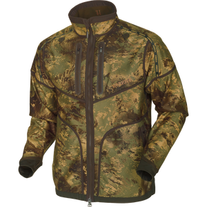 Lynx Wendbare Fleece-Jacke Willow green/AXIS MSP®Forest - Härkila