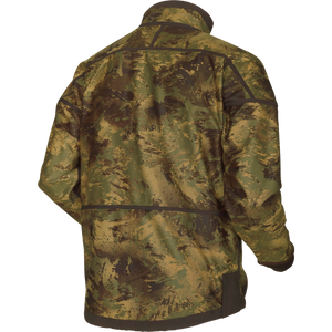 Lynx Wendbare Fleece-Jacke Willow green/AXIS MSP®Forest - Härkila