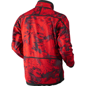 Lynx Wendbare Fleecejacke Willow green/AXIS MSP®Red Blaze - Härkila
