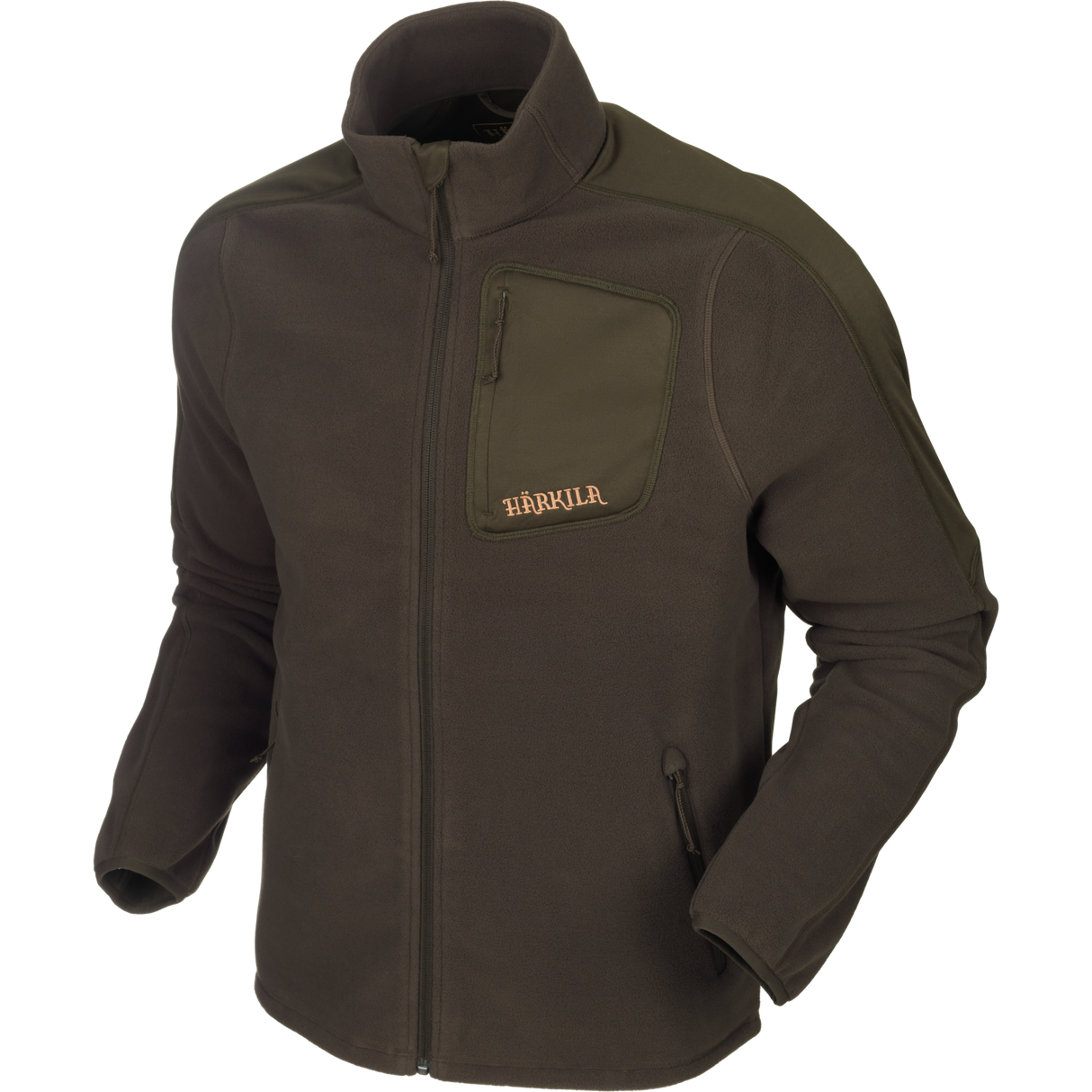 Venjan Fleecejacke Shadow Brown/Willow green - Härkila