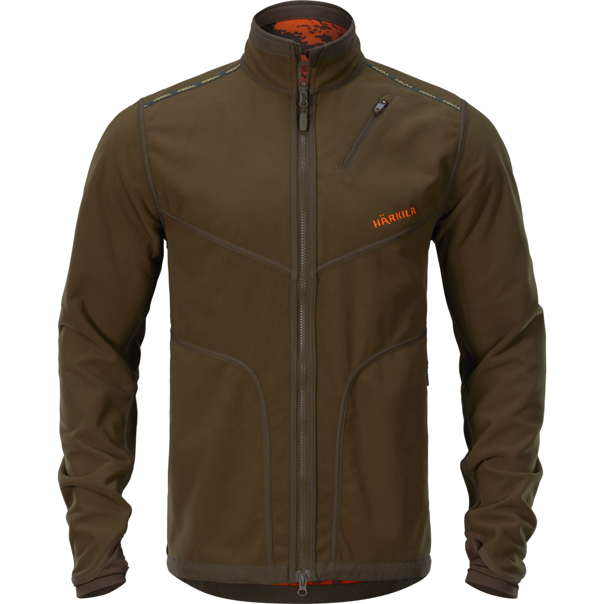 Wildboar Pro - Wendbare WSP-Jacke Willow green/AXIS MSP®Wildboar orange - Härkila