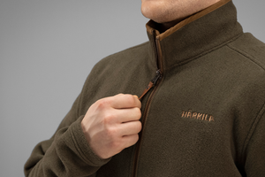 Sandhem Fleece-Pullover Willow green melange - Härkila