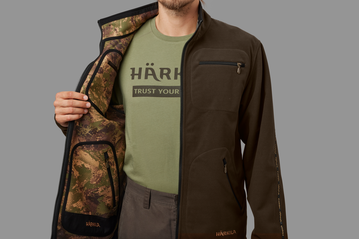 Kamko Fleecejacke - Limited Edition Willow green/AXIS MSP®Forest - Härkila