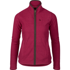 Woodcock Damen-Fleece Classic burgundy - Seeland
