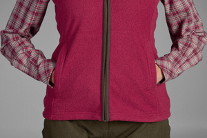 Woodcock Fleeceweste für Damen Classic Bordeaux - Seeland