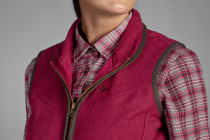 Woodcock Fleeceweste für Damen Classic Bordeaux - Seeland