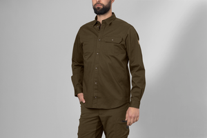 Trym L/S Hemd Willow green - Härkila