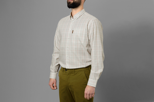 Allerston Langarmhemd - Bloodstone red/Weiß - Härkila