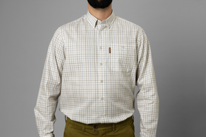 Allerston L/S Hemd - Strong blue/Weiß - Härkila