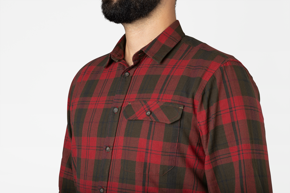 Highseat Hemd - Red forest check - Seeland