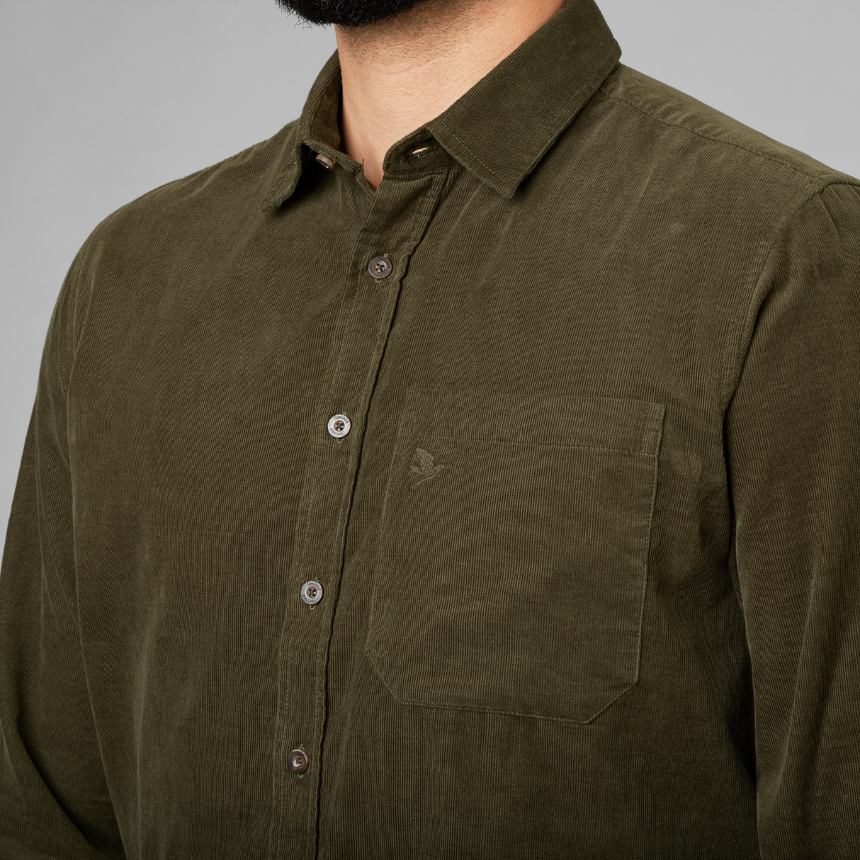 George Hemd Pine Green - Seeland