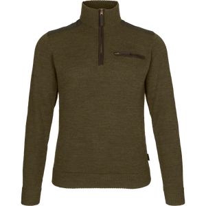 Buckthorn Pullover mit Halbzipper Shaded olive melange - Seeland